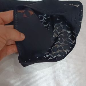 شورت توری دانتل برگی لبه دالبری